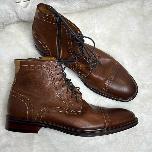 Shoes Warner Cap Toe Chukka Johnston And Murphy Mens Warner